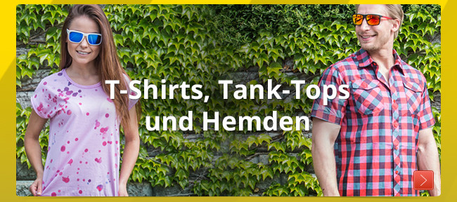 T-Shirts, Tank-Tops und Hemden