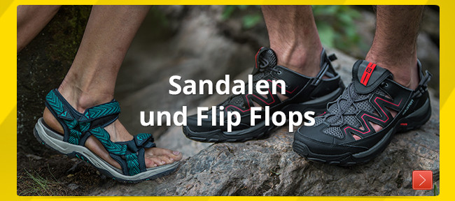Sandalen und Flip Flops