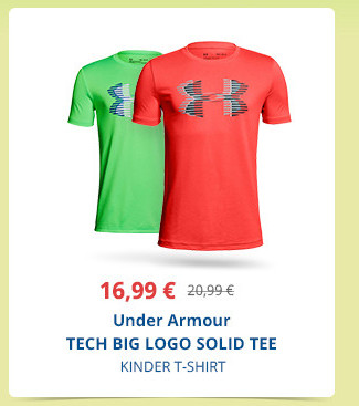 Under Armour TECH BIG LOGO SOLID TEE
