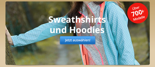 Sweathshirts und Hoodies  – Über 700 Modelle