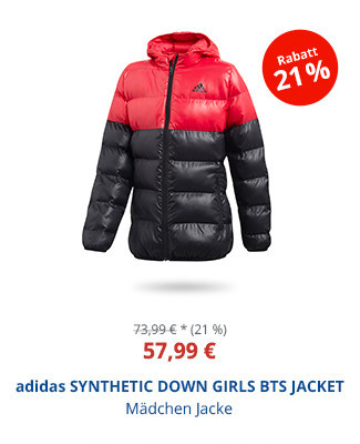 adidas SYNTHETIC DOWN GIRLS BTS JACKET