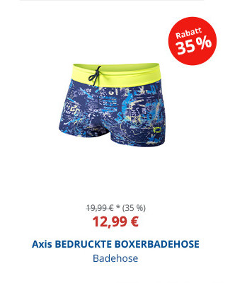 Axis BEDRUCKTE BOXERBADEHOSE