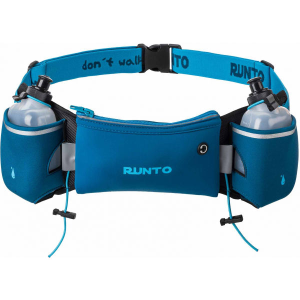 E-shop Runto DUO opasek + 2 lahvicky Sportovní bederní opasek, modrá, velikost