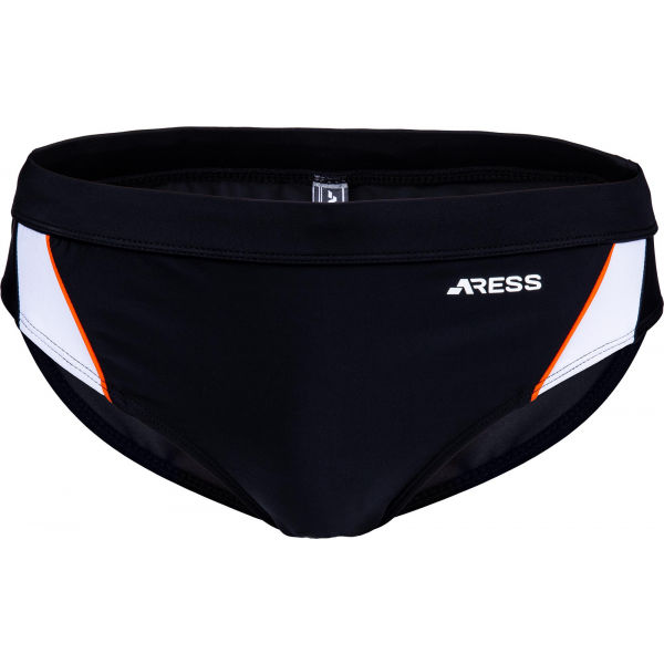 E-shop Aress NIKOS Pánské slipové plavky, černá, velikost