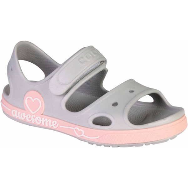 E-shop Coqui YOGI Dětské sandály, šedá, velikost 32/33