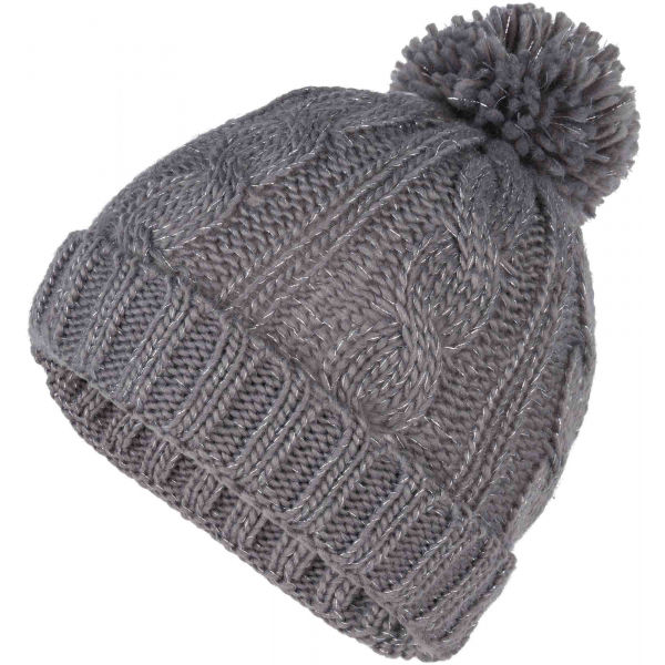 E-shop Lewro CHIA Dívčí pletená čepice, šedá, velikost