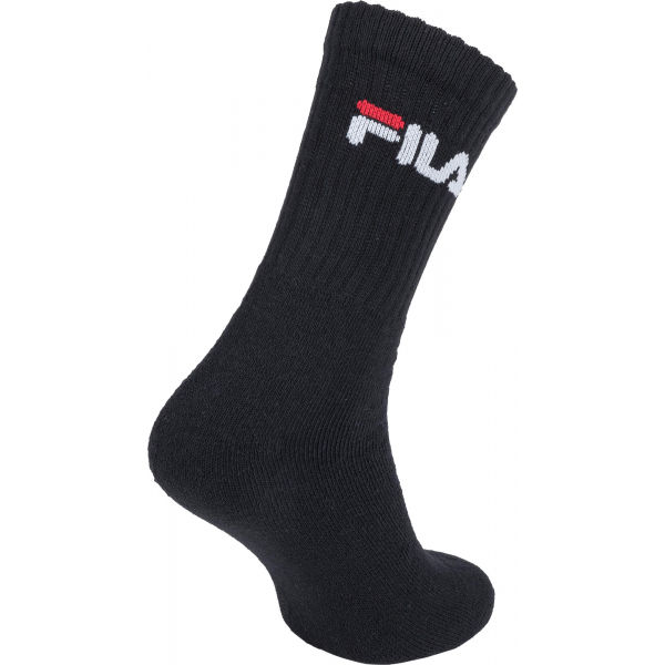 Fila UNISEX SPORT 3P Unisex Ponožky, černá, Veľkosť 43-46