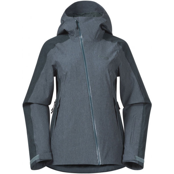 E-shop Bergans HAFJELL INS JKT W Dámská lyžařská bunda, tmavě zelená, velikost