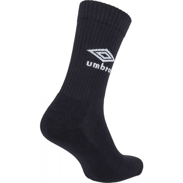 Umbro SPORTS SOCKS 3 PACK Ponožky, černá, Veľkosť S