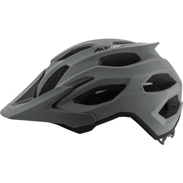 E-shop Alpina Sports CARAPAX 2.0 Cyklistická helma, tmavě šedá, velikost