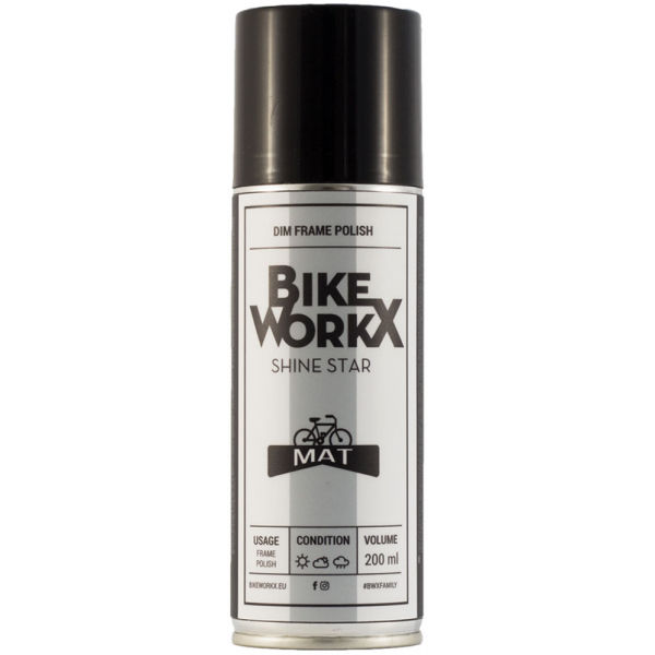 Bikeworkx SHINE STAR MAT 200ml - Leštěnka na matné rámy
