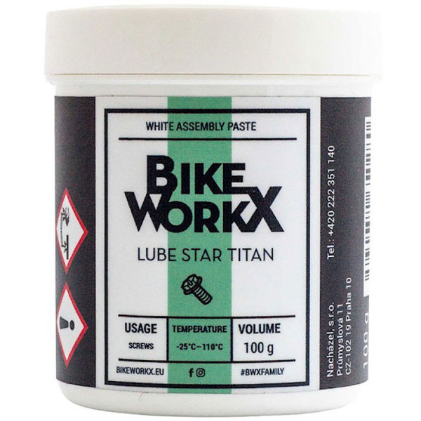 Bikeworkx LUBE STAR TITAN 100g Montážní Pasta, , Veľkosť UNI