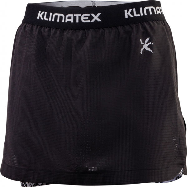 E-shop Klimatex NARISA Dámská běžecká sukně 2v1, černá, velikost