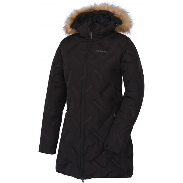 E-shop Hannah VIOLLE Dámský peřový kabát, černá, velikost