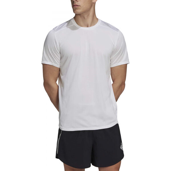 Adidas DESIGNED FOR RUNNING Pánské Běžecké Tričko, Bílá, Veľkosť M