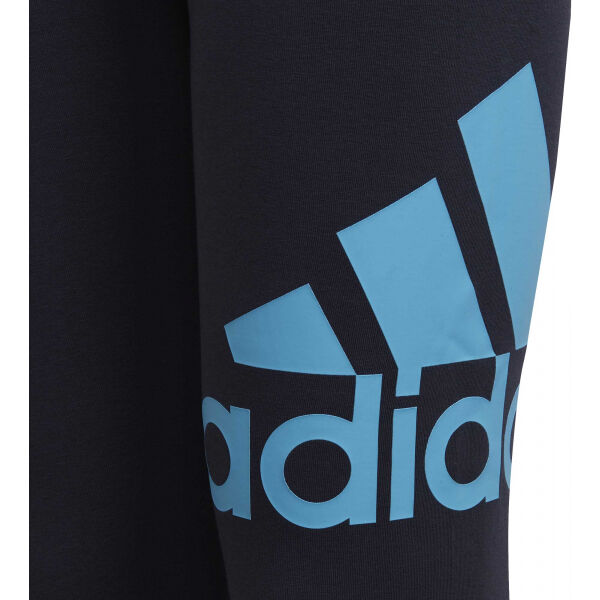 Adidas BIG LOGO LEGGINGS Dívčí Legíny, Tmavě Modrá, Veľkosť 140