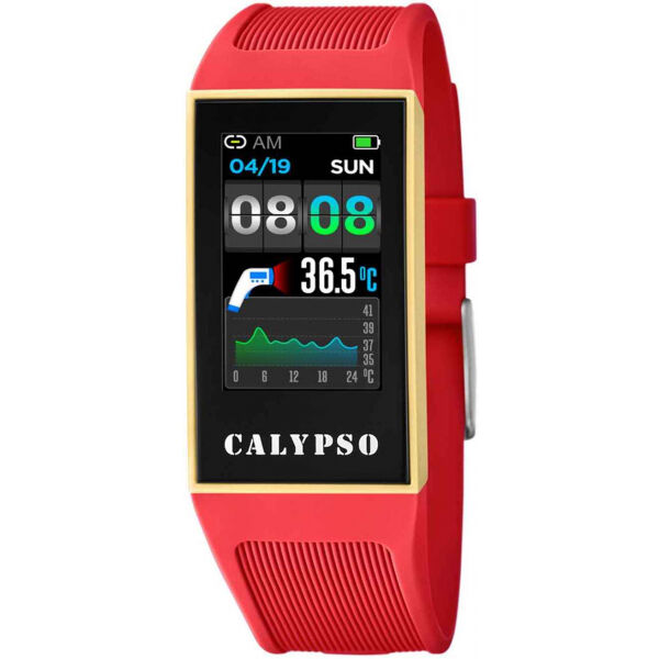 E-shop CALYPSO SMARTIME Fitness náramek, červená, velikost