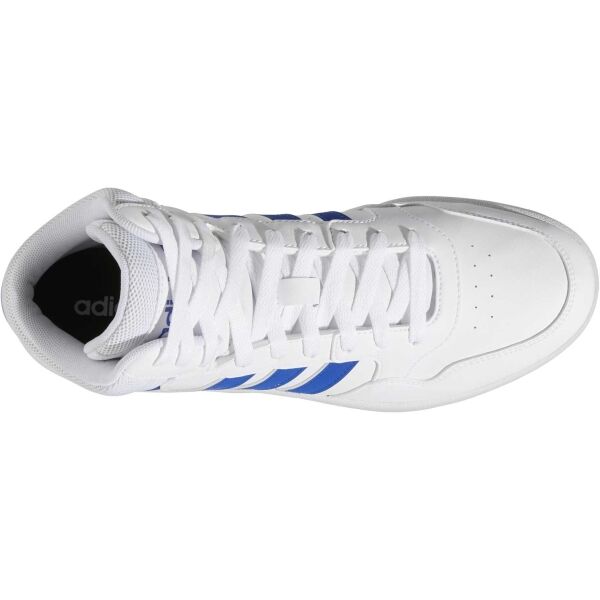 Adidas HOOPS 3.0 MID Pánské Kotníkové Tenisky, Bílá, Veľkosť 46