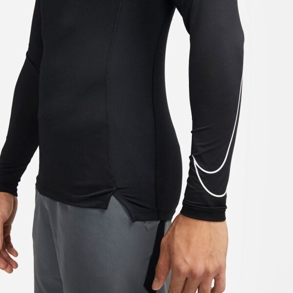 Nike PRO DRI-FIT Pánské Triko S Dlouhým Rukávem, černá, Veľkosť S