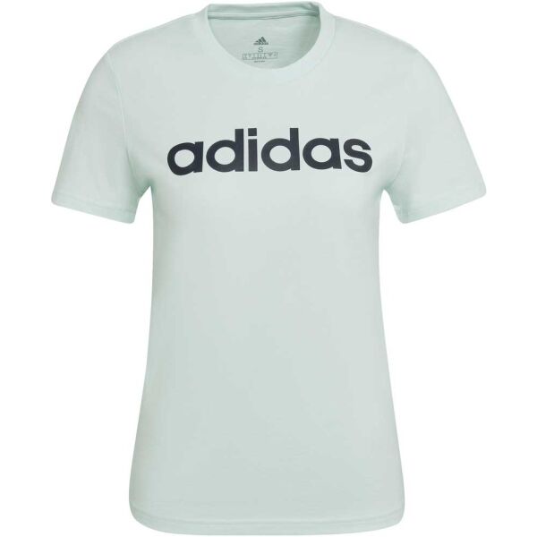 E-shop adidas LINEAR TEE Dámské tričko, světle zelená, velikost