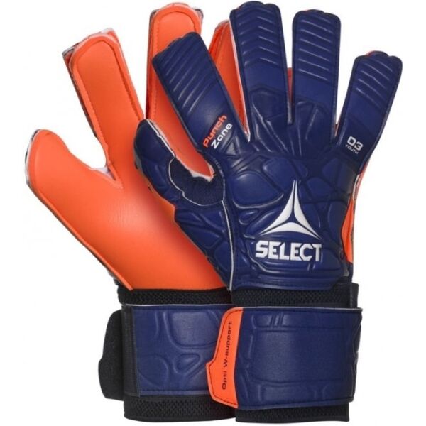 E-shop Select GK GLOVES 03 YOUTH Dětské fotbalové rukavice, modrá, velikost
