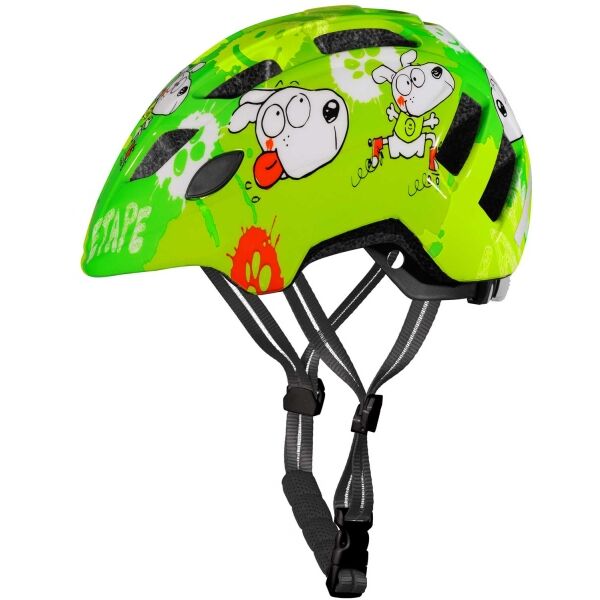Etape KITTY 2.0 Dětská cyklistická přilba, zelená, velikost