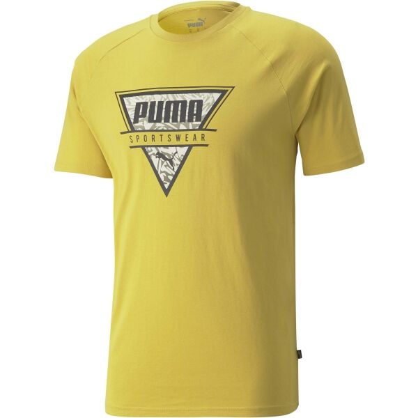 E-shop Puma SUMMER GRAPHIC TEE Pánské triko, žlutá, velikost L