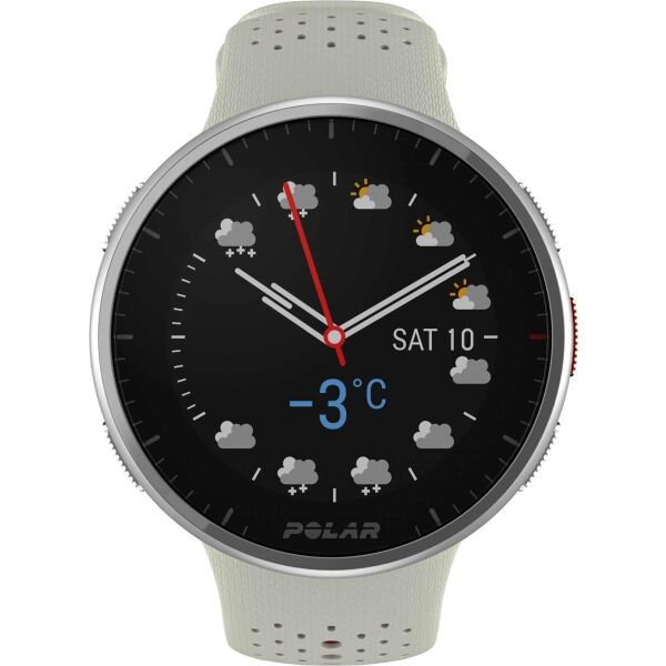 E-shop POLAR PACER PRO S-L Multisportovní hodinky, bílá, velikost