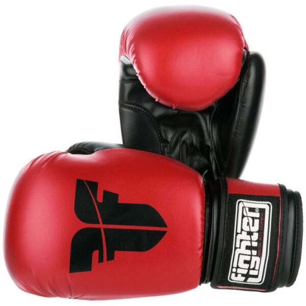 Fighter BASIC 6 OZ Boxerské rukavice, červená, velikost