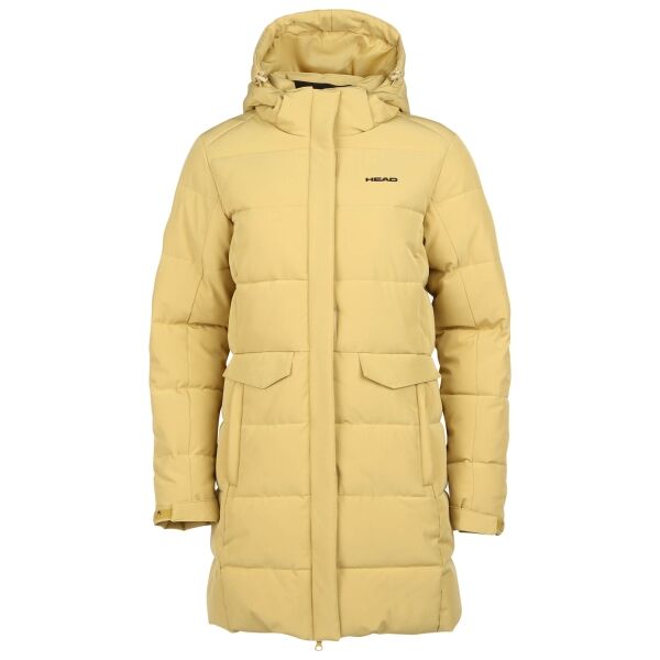 E-shop Head LEROS Dámský kabát, žlutá, velikost