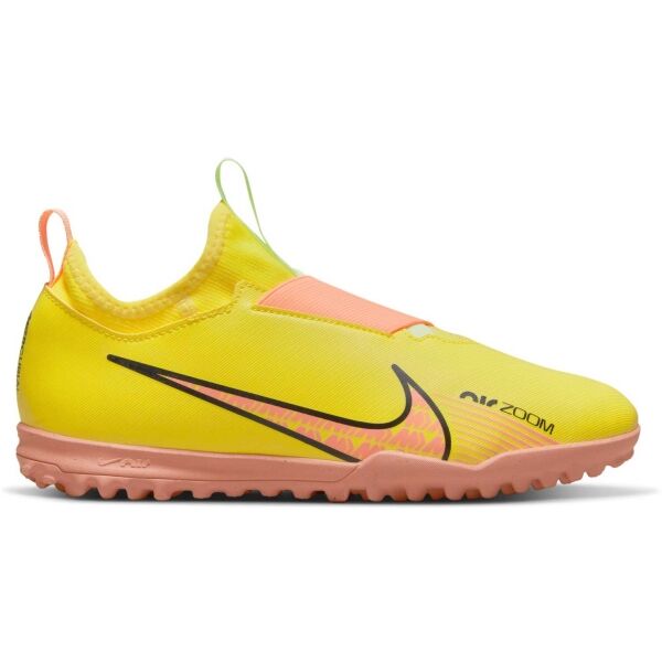 Nike ZOOM MERCURIAL VAPOR 15 ACADEMY Dětské Turfy, žlutá, Veľkosť 37.5