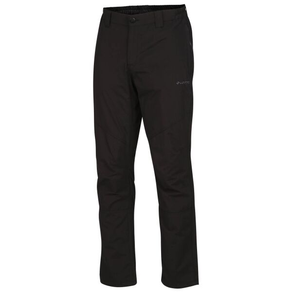 E-shop Lotto RICKLEIN Pánské plátěné zateplené kalhoty, černá, velikost