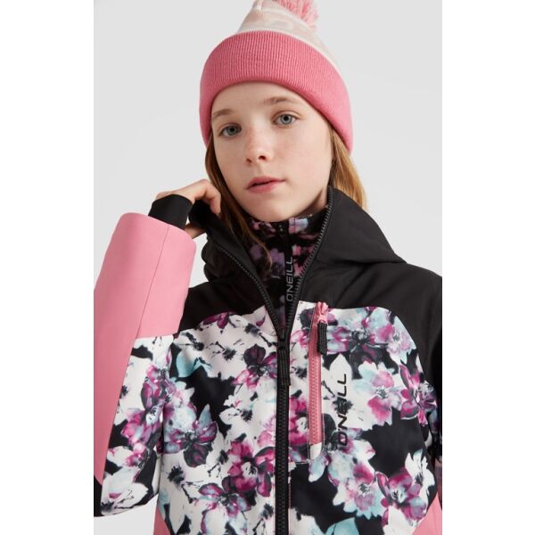 O'Neill DIAMOND Dívčí Lyžařská/snowboardová Bunda, Růžová, Veľkosť 176