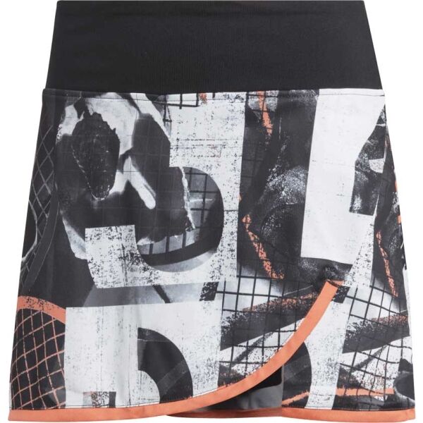 adidas CLUB Dámská tenisová sukně, černá, velikost