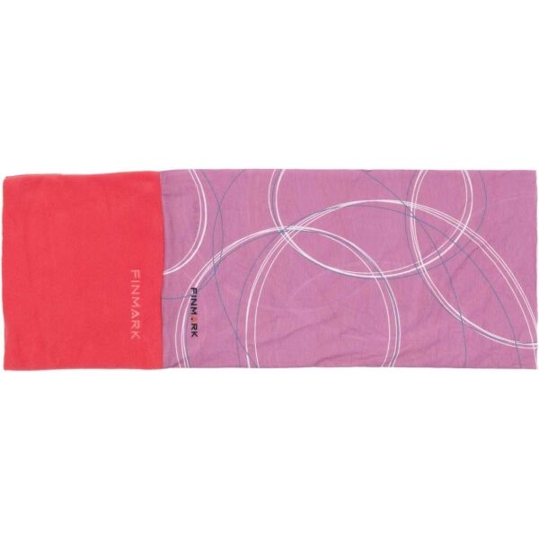 Finmark FSW-246 Dívčí Multifunkční šátek S Fleecem, Růžová, Veľkosť UNI