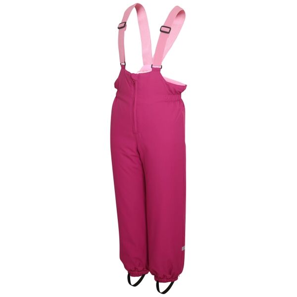 E-shop Lewro ARIEL Dětské zateplené kalhoty, růžová, velikost
