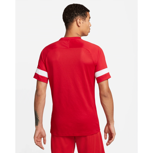 Nike DRI-FIT ACADEMY Pánské Fotbalové Tričko, červená, Veľkosť L