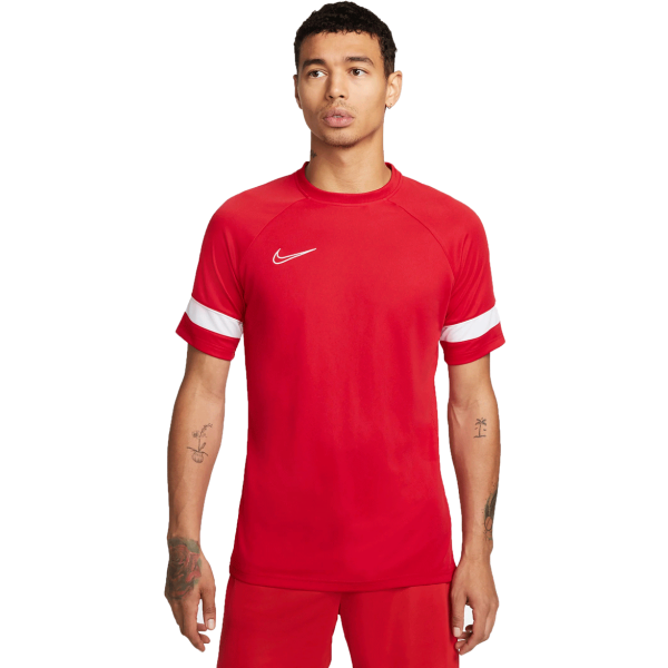 Nike DRI-FIT ACADEMY Pánské Fotbalové Tričko, červená, Veľkosť L
