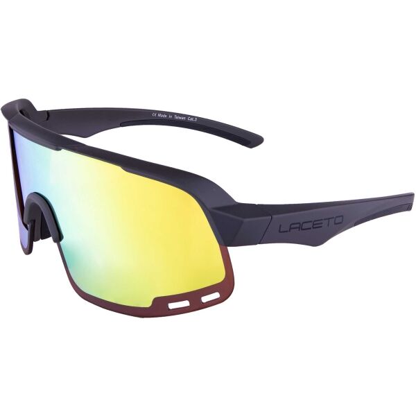E-shop Laceto DEAN Sportovní sluneční brýle, tmavě šedá, velikost