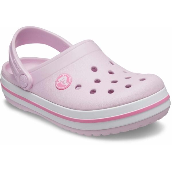 E-shop Crocs CROCBAND CLOG K Dětské pantofle, růžová, velikost 34/35