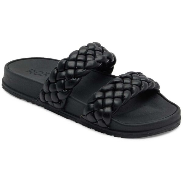 E-shop Roxy SLIPPY BRAIDED Dámské pantofle, černá, velikost 37