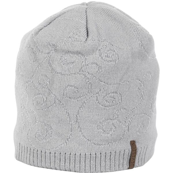 E-shop Finmark WINTER HAT Zimní pletená čepice, šedá, velikost