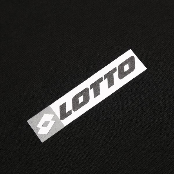 Lotto LOGO VIII TEE Pánské Tričko, černá, Veľkosť S