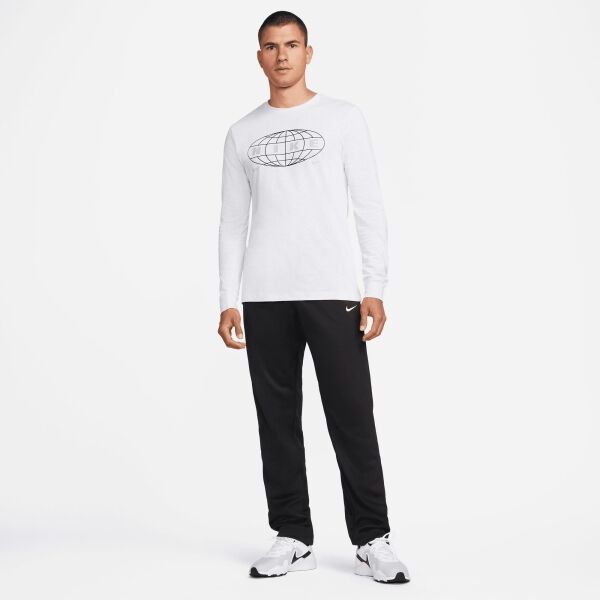 Nike DRI-FIT Pánské Tričko S Dlouhým Rukávem, Bílá, Veľkosť XXL