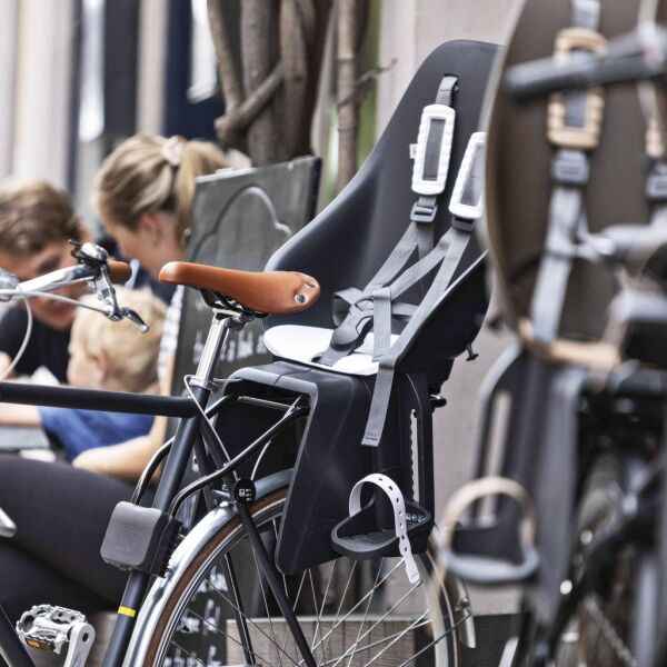 URBAN IKI REAR CYCLE SEAT + CARRIER ADAPTER Dětská Cyklosedačka, černá, Veľkosť UNI