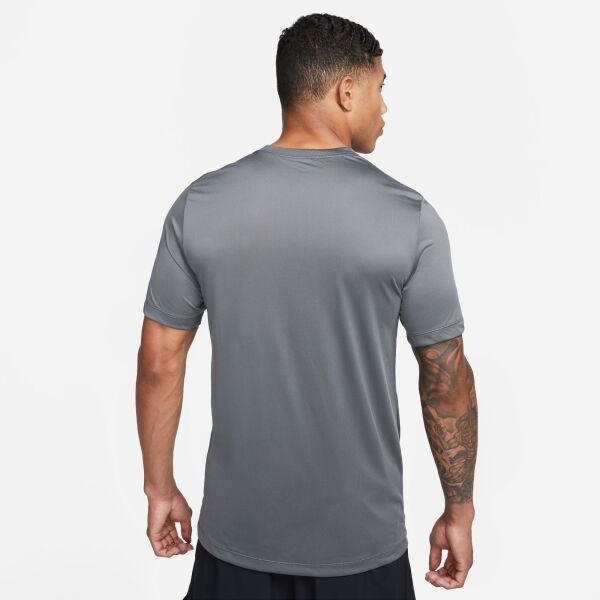 Nike DRI-FIT Pánské Tréninkové Tričko, šedá, Veľkosť XL