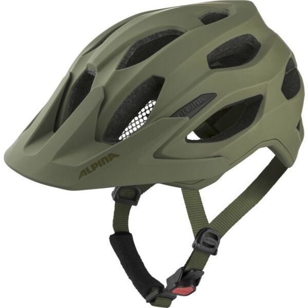 E-shop Alpina Sports CARAPAX 2.0 Cyklistická helma, tmavě zelená, velikost