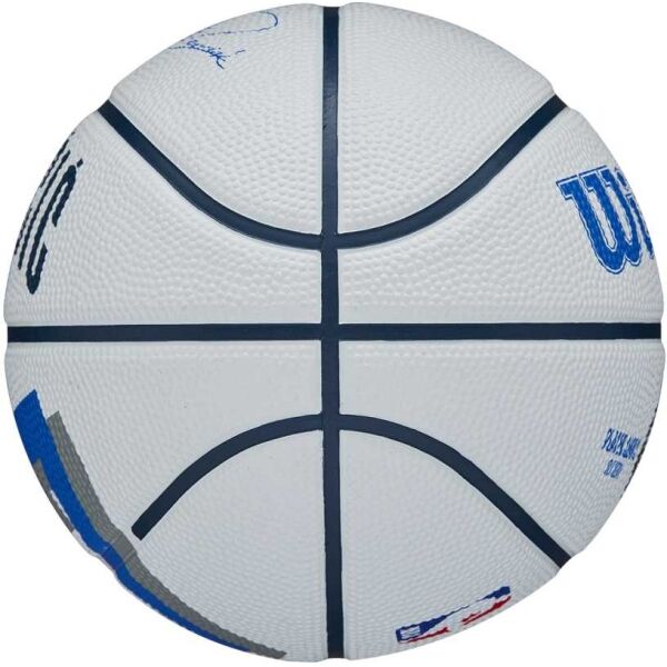 Wilson NBA PLAYER ICON MINI BSKT LUKA 3 Mini Basketbalový Míč, Bílá, Veľkosť 3