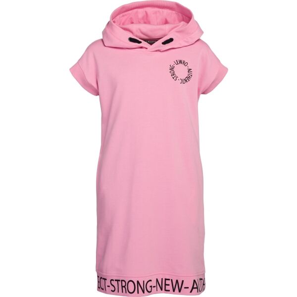 E-shop Lewro SUZAN Dívčí krátké šaty, růžová, velikost