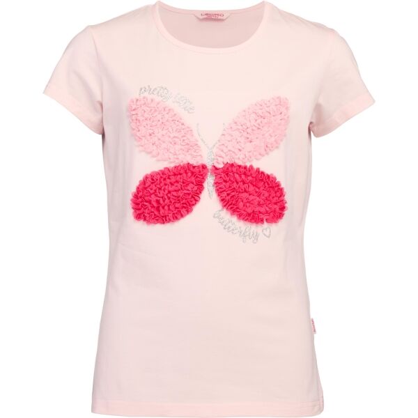 E-shop Lewro VESLIN Dívčí triko, růžová, velikost 152-158